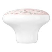 Vintage Blush PInk Cherry Blossom セラミックノブ (側面)