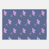 Vintage Blüten Packpapier Blatt ラッピングペーパーシート (正面2)