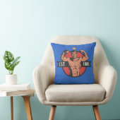Vintage Bodybuilder EST 1988 クッション (椅子)