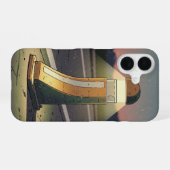 Vintage Bollard Light iPhone 16ケース (裏面横)