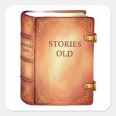 Vintage Book スクエアシール (正面)