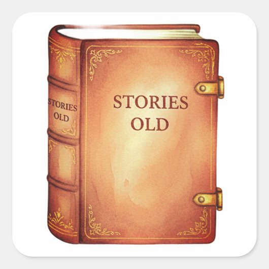 Vintage Book スクエアシール (正面)