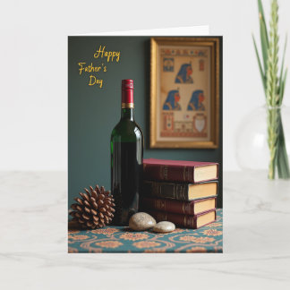 Vintage Book Fathers Day Card カード