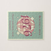 Vintage born in 1976 50th birthday ジグソーパズル (横)