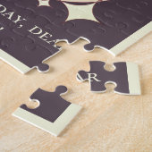 Vintage born in 1976 50th birthday ジグソーパズル (側面)