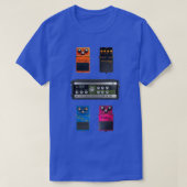 Vintage Boss Guitar Pedals Set Tシャツ (デザイン正面)