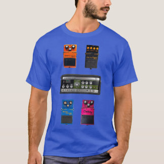 Vintage Boss Guitar Pedals Set Tシャツ