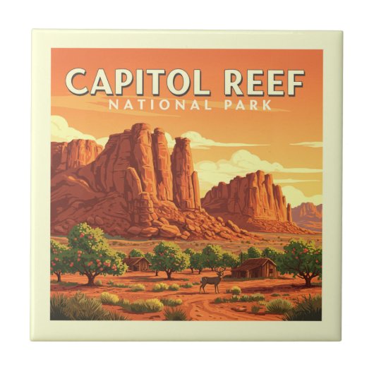 Vintage Boston Massachusetts タイル (正面)