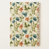 Vintage Botanical プランナー手帳 (裏面)