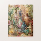 Vintage Botanical Apothecary Bottles  ジグソーパズル (縦)