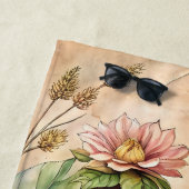 Vintage Botanical Apothecary Bottles  ビーチタオル (インサイチュ)