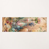 Vintage Botanical Apothecary Bottles  ヨガマット (正面(横))