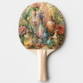 Vintage Botanical Apothecary Bottles  卓球ラケット (正面)