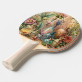 Vintage Botanical Apothecary Bottles  卓球ラケット (正面アングル)