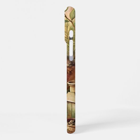 Vintage Botanical Apothecary Bottles  iPhoneケース (左側面)