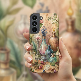 Vintage Botanical Apothecary Bottles  Samsung Galaxy S22ケース