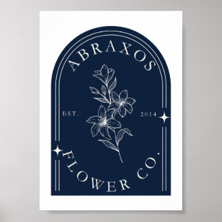 Vintage Botanical Arch Abraxos Print ポスター