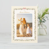 vintage botanical bow 1 photo flat  シーズンカード (スタンド正面)