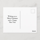 Vintage Botanical Christmas Ornament  ポストカード (裏面)