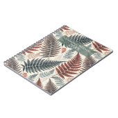 Vintage Botanical Fern Monogram ノートブック (左側)