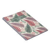 Vintage Botanical Fern Monogram ノートブック (右側)