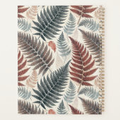 Vintage Botanical Fern Monogram プランナー手帳 (裏面)