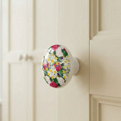 Vintage Botanical Floral セラミックノブ