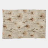 Vintage Botanical Floral Pattern (10) キッチンタオル (横)