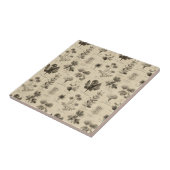 Vintage Botanical Floral Pattern (11) タイル (側面)