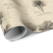 Vintage Botanical Floral Pattern (11) ラッピングペーパー (ロールコーナー)