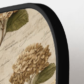 Vintage Botanical Floral Pattern (1) ピックルボールラケット (左詳細)