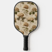 Vintage Botanical Floral Pattern (1) ピックルボールラケット (裏面)