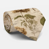 Vintage Botanical Floral Pattern (2) ネクタイ (ロール)