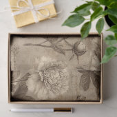 Vintage Botanical Floral Pattern (2) 薄葉紙 (ギフト)