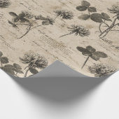 Vintage Botanical Floral Pattern (3) ラッピングペーパー (角)