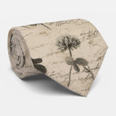 Vintage Botanical Floral Pattern (4) ネクタイ (ロール)