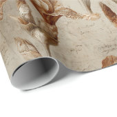 Vintage Botanical Floral Pattern (4) ラッピングペーパー (ロールコーナー)