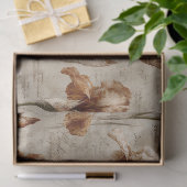 Vintage Botanical Floral Pattern (4) 薄葉紙 (ギフト)