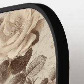 Vintage Botanical Floral Pattern (5) ピックルボールラケット (左詳細)