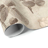 Vintage Botanical Floral Pattern (5) ラッピングペーパー (ロールコーナー)