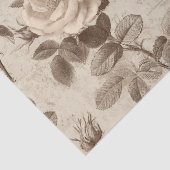 Vintage Botanical Floral Pattern (5) 薄葉紙 (詳細)