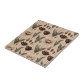 Vintage Botanical Floral Pattern (6) タイル (側面)