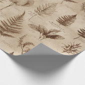 Vintage Botanical Floral Pattern (7) ラッピングペーパー (角)
