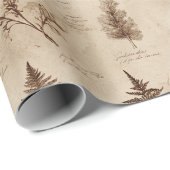 Vintage Botanical Floral Pattern (7) ラッピングペーパー (ロールコーナー)