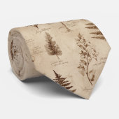 Vintage Botanical Floral Pattern (8) ネクタイ (ロール)