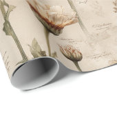 Vintage Botanical Floral Pattern (8) ラッピングペーパー (ロールコーナー)