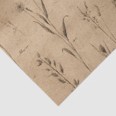 Vintage Botanical Floral Pattern (9) 薄葉紙 (詳細)