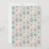 Vintage Botanical Garden Baby Shower 招待状 (裏面)