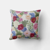 Vintage Botanical Garden Bouquet クッション (裏面)