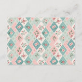 Vintage Botanical Garden Diapper Raffle エンクロージャーカード (裏面)